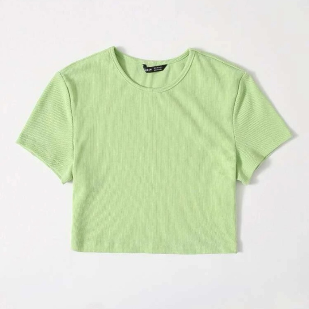 SHEIN Lime Green Baby Tee size S
